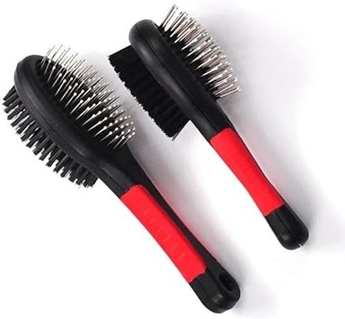 Double sided pet grooming - double,