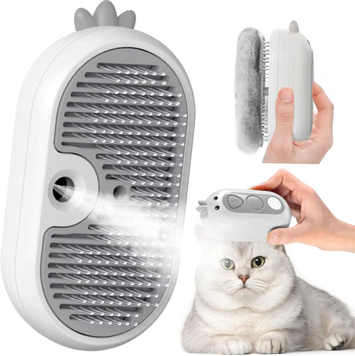 Rechargeable cat steam brush - cat,