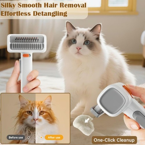 Pet grooming comb self - grooming,