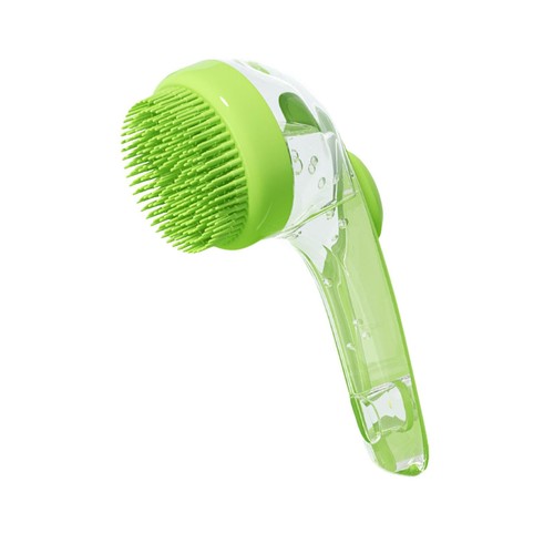 Dog shampoo brush with - dog,