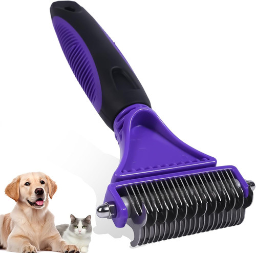 Dog grooming rake - rake,, deshedding
