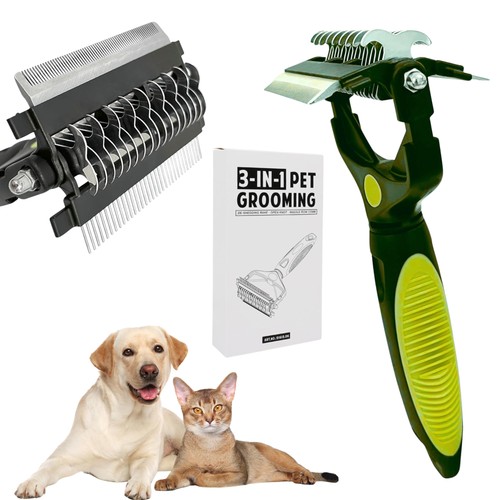 Deshedding dematting - in, &
