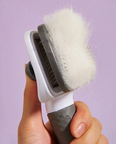 Pet detangling slicker - slicker, brush