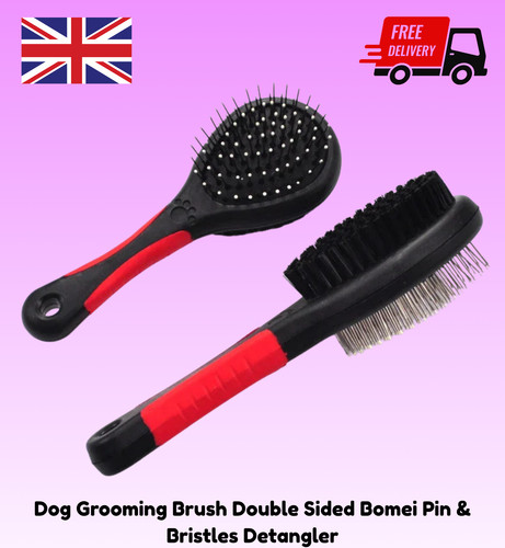 Dog grooming brush double - dog,