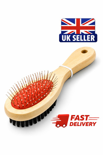 Dog grooming brush - brush, double