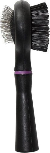 Groom dual slicker brush - slicker, for