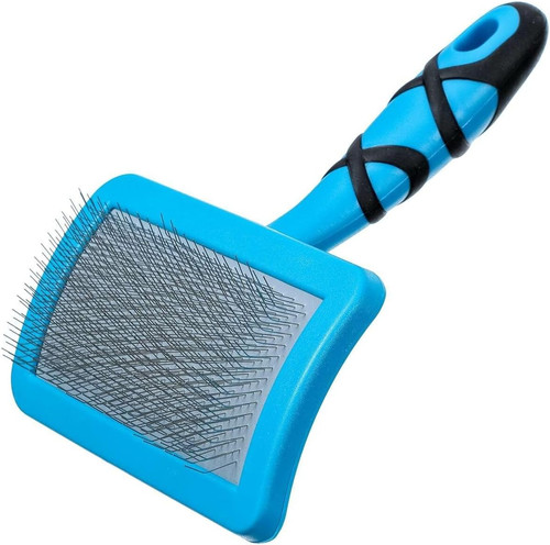 Soft curved slicker - soft, brush