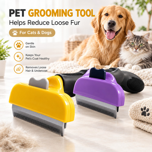 Dog cat slicker brush - dog, hair