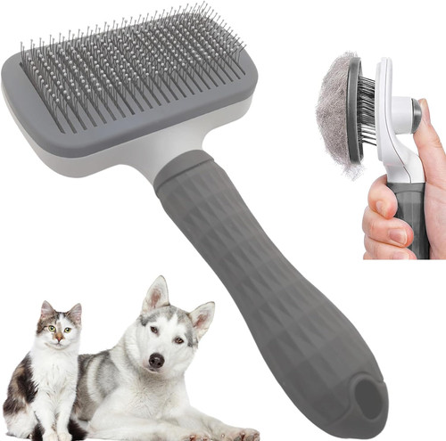 Self cleaning slicker - cat, dog