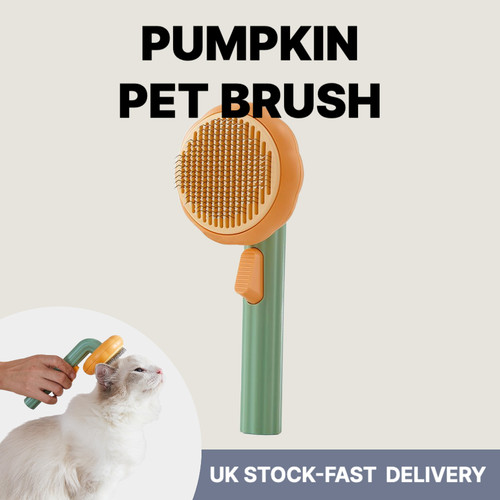 Pumpkin pet brush - dog, cat